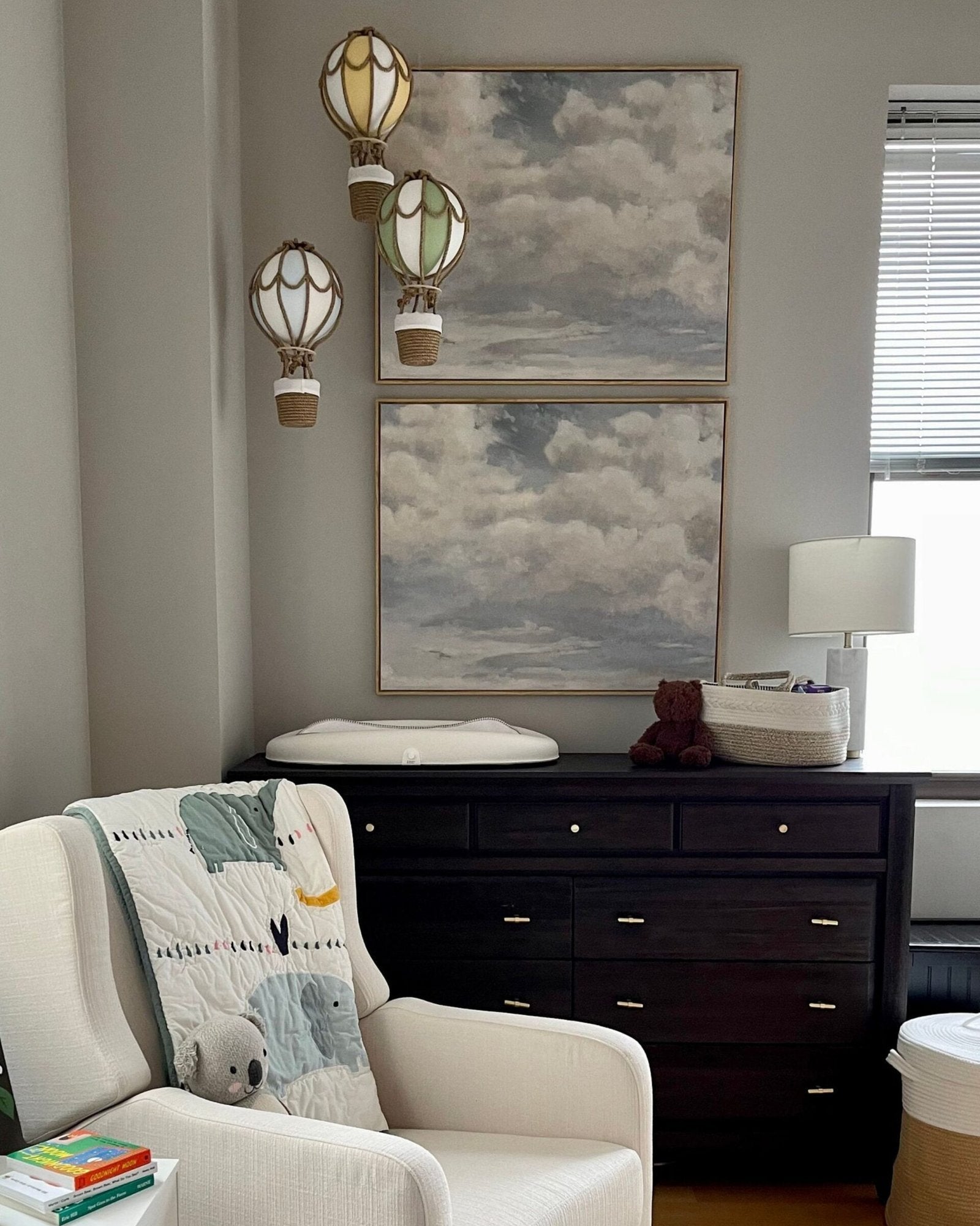 Hot Air Balloon Hanging (Size S) image 1