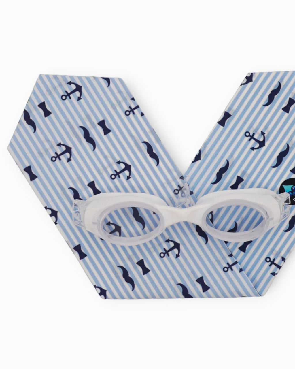 Anchors Mustaches Stripes Headband image 1