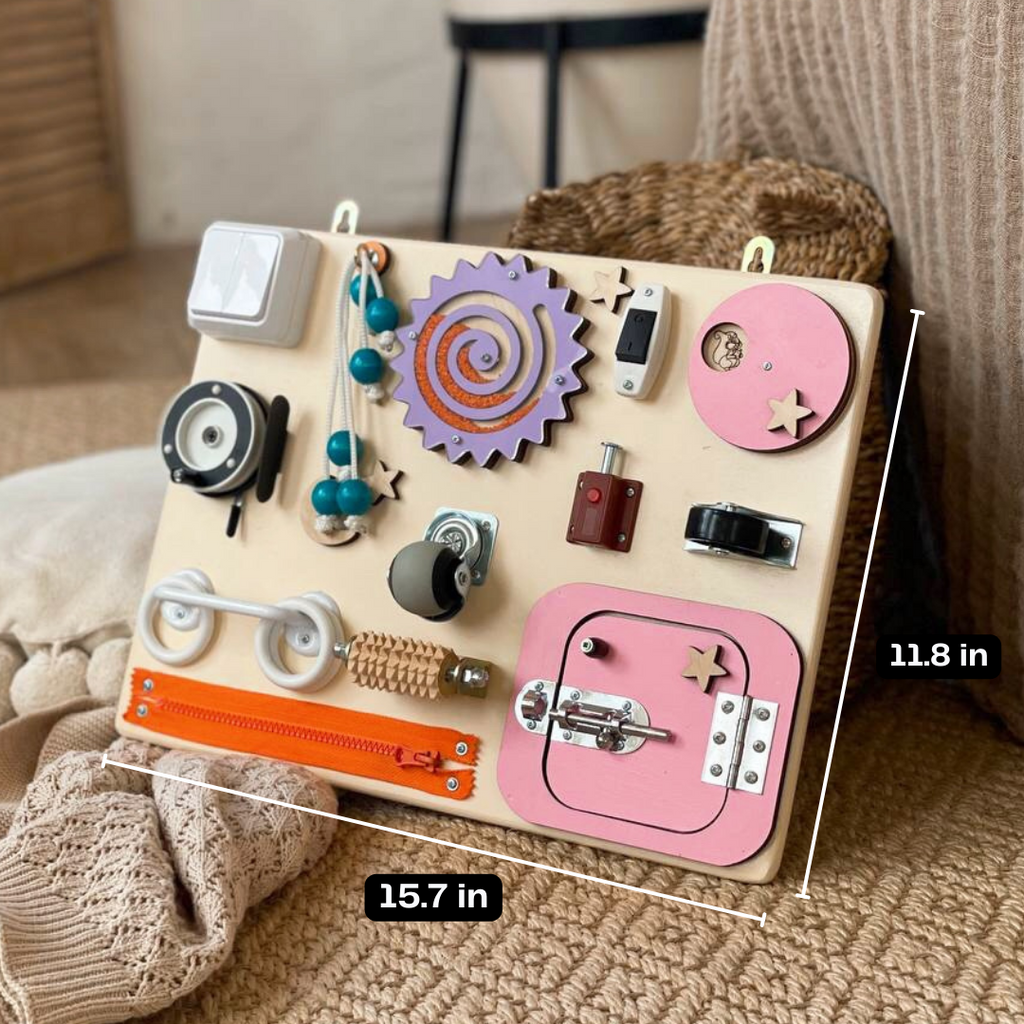 Mini Busy Board (Pink) image 1