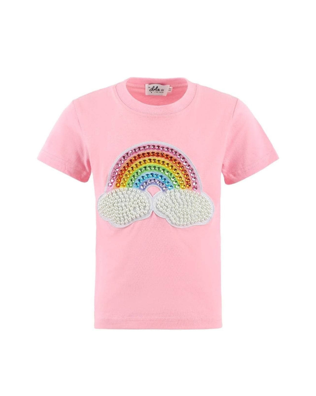 Pink Rainbow Pearl Patch T-shirt   image 2