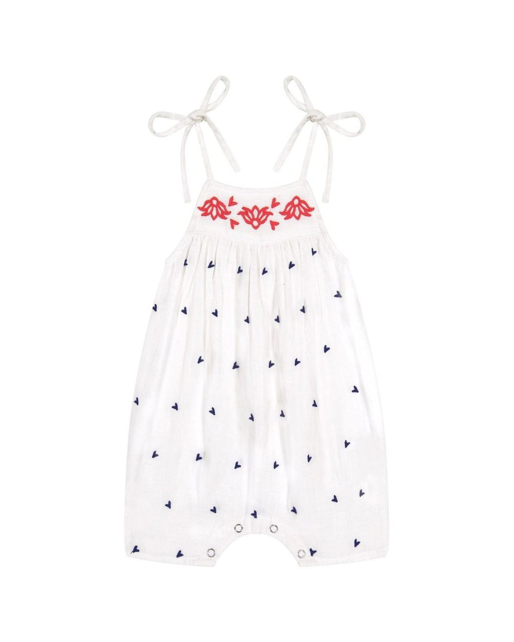 Marley Shoulder Tie Baby Romper image 5