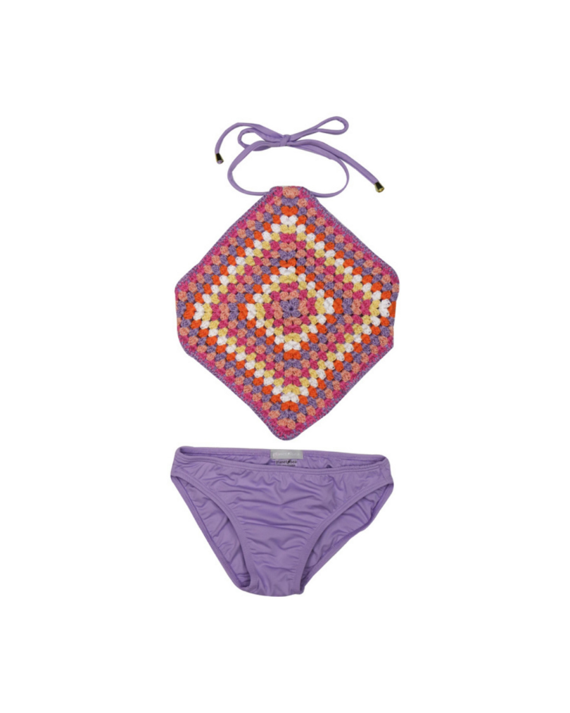 2 PC Square Top Crochet
