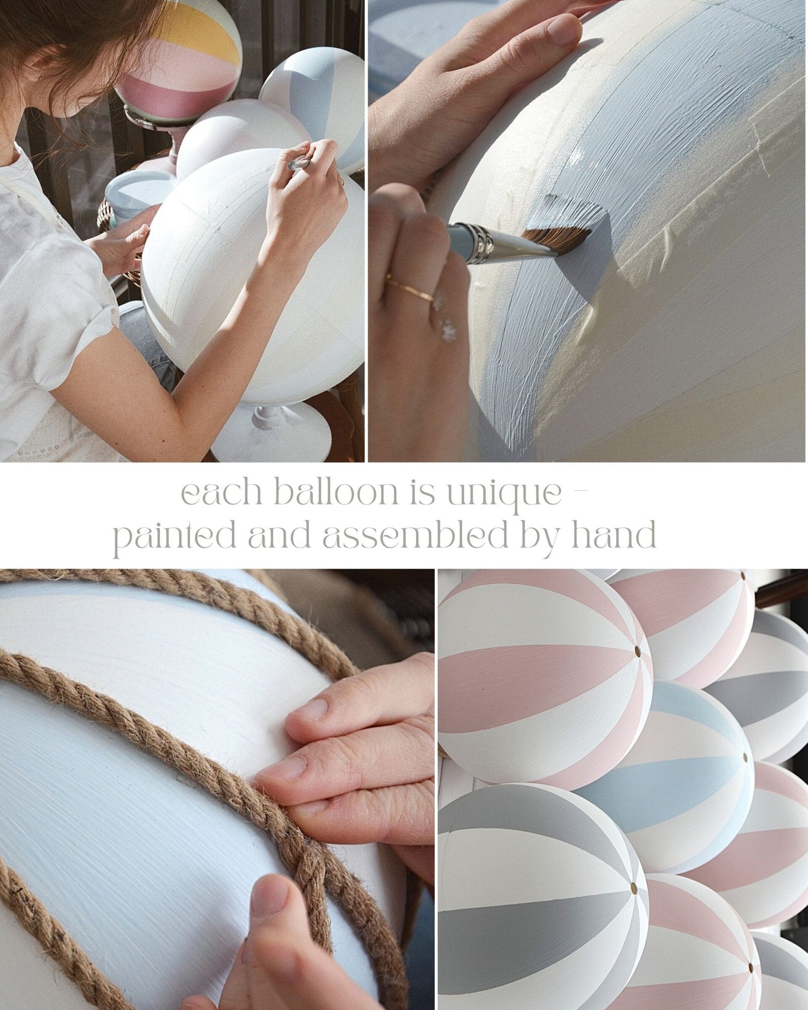 Hot Air Balloon Hanging (Size S) image 4