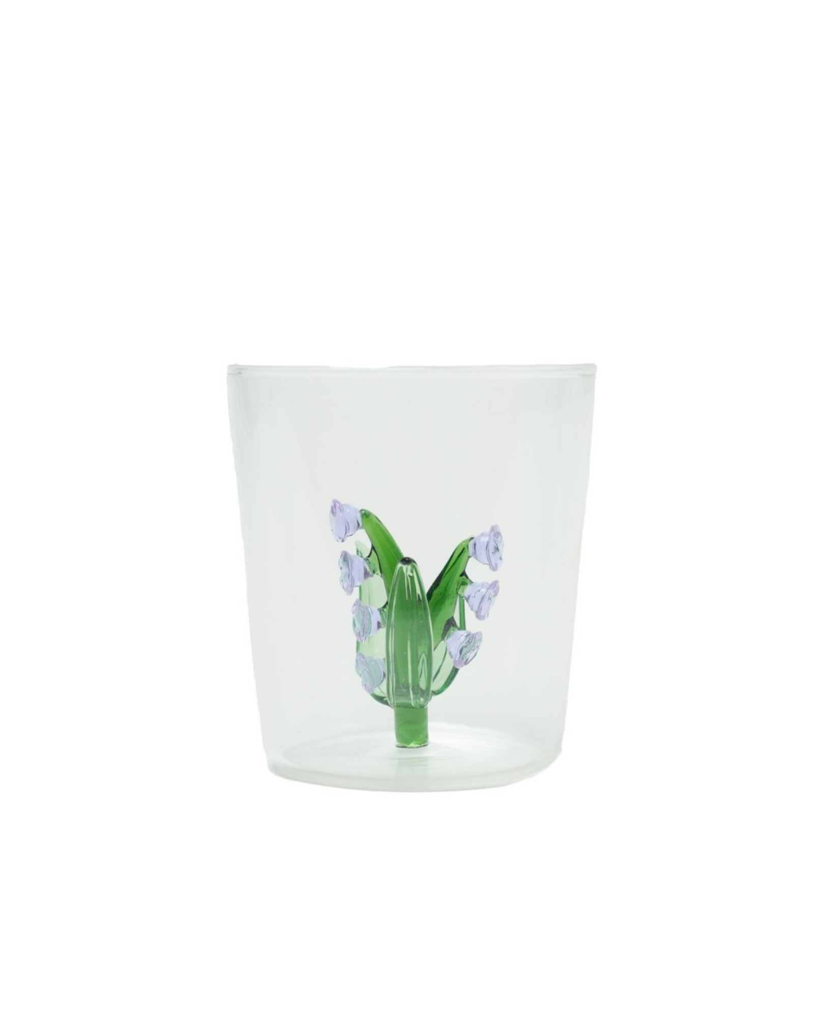 Lily Of The Valley Glass Cup