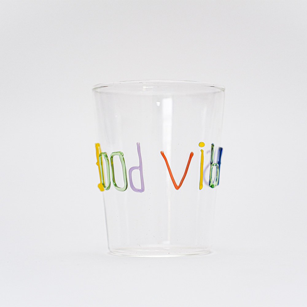 Good Vibes Glass cup image 0