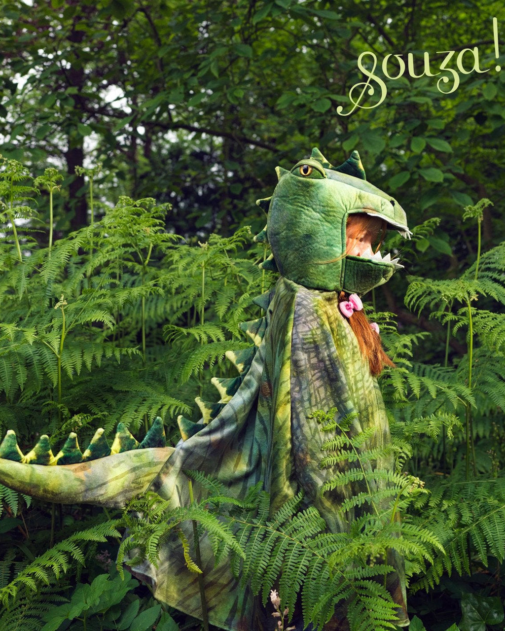 T rex green cape image 2
