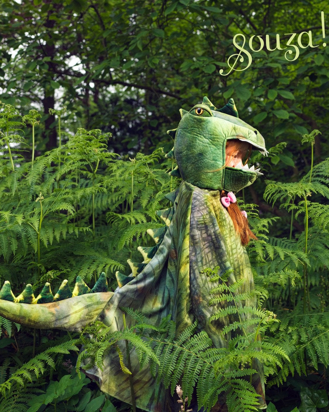 T rex green cape image 2