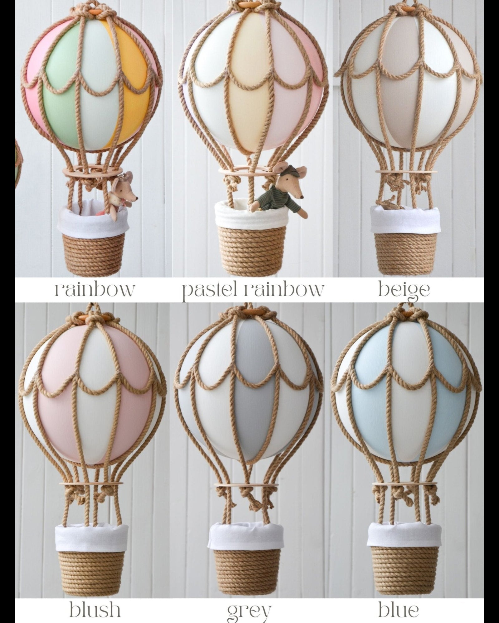 Hot Air Balloon Hanging (Size S) image 5