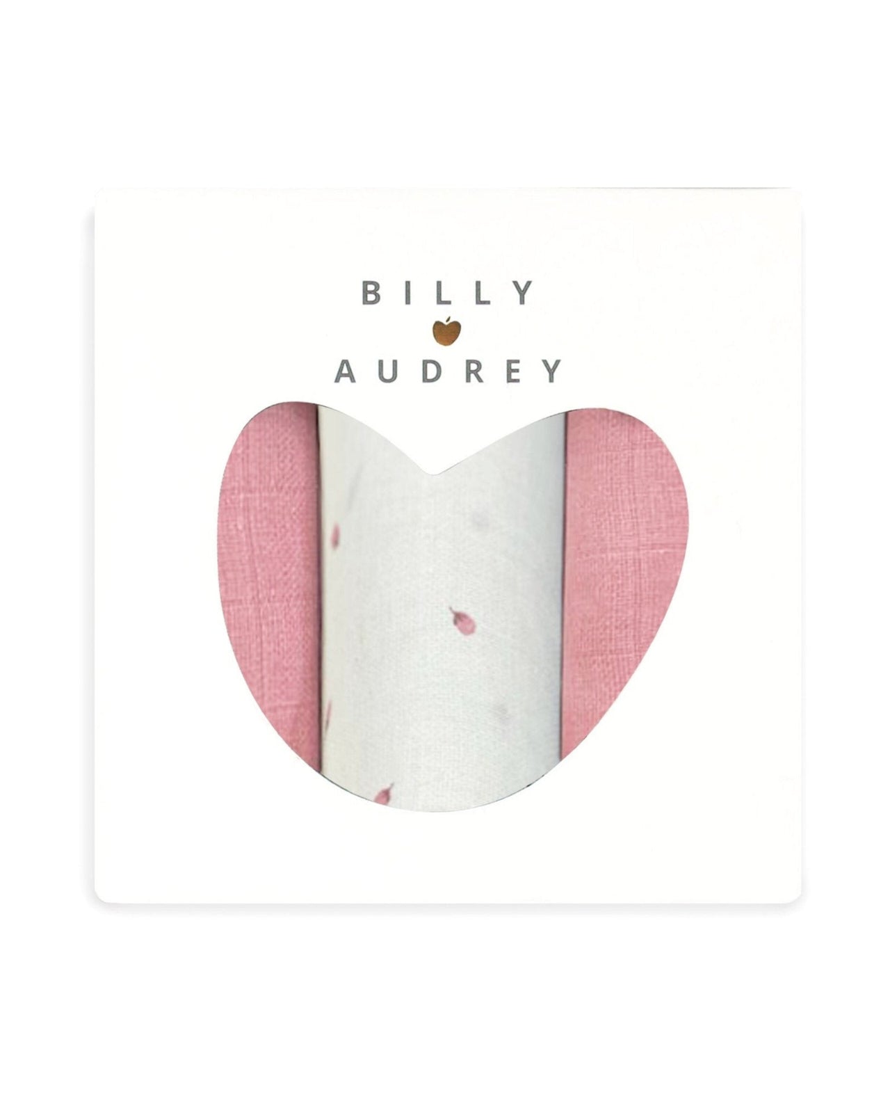 Three-Pack Of Muslin Gauze Cloths | Blush/Rosegarden image 0