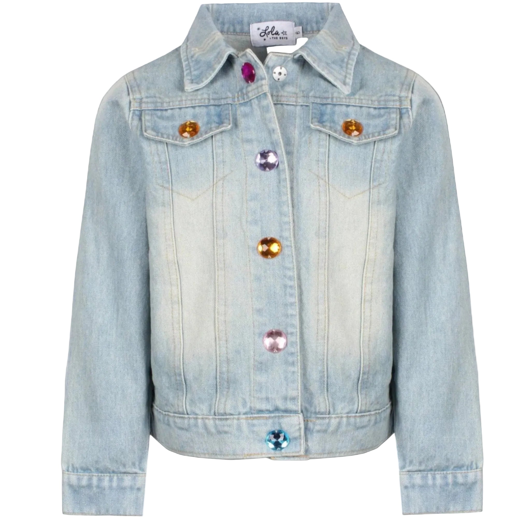 Rainbow Pearl Denim Jacket   image 5