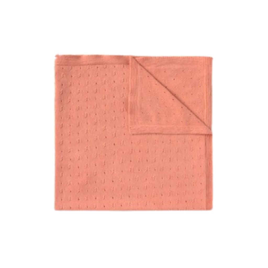 Openwork Tricot Newborn Blanket