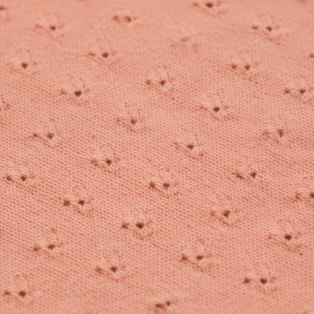 Openwork Tricot Newborn Blanket
