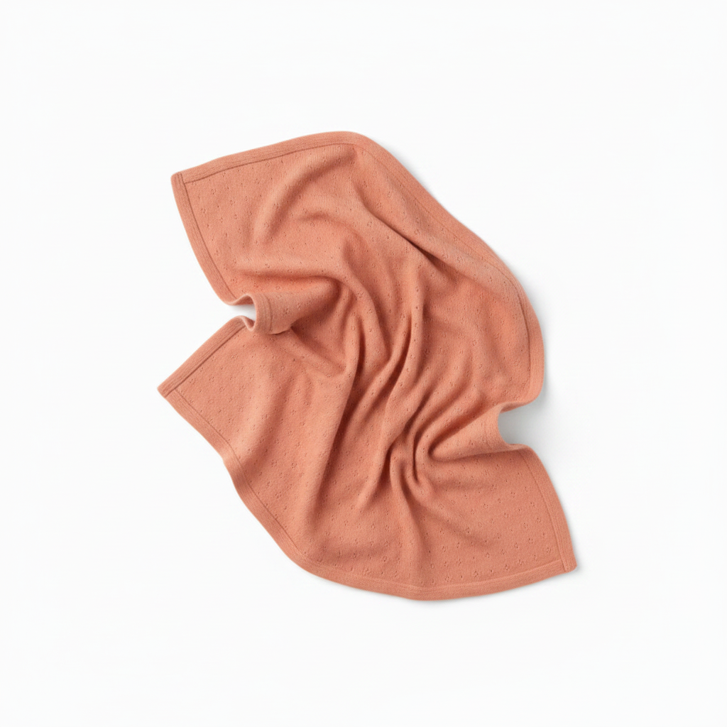 Openwork Tricot Newborn Blanket