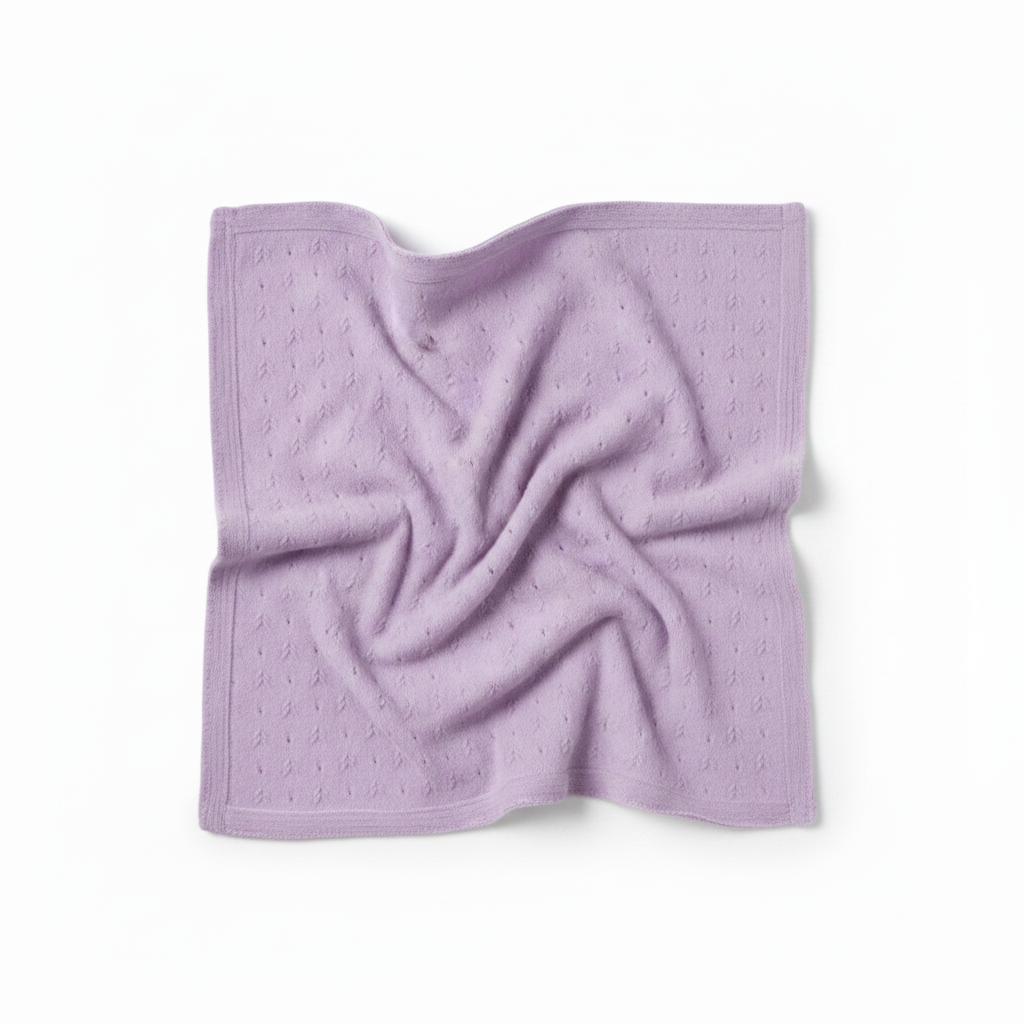 Openwork Tricot Newborn Blanket