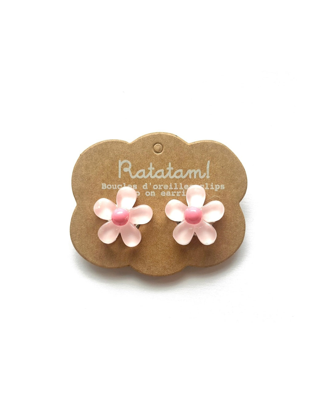 Set of 5 multicolor pairs of earrings FLOWERS image 2