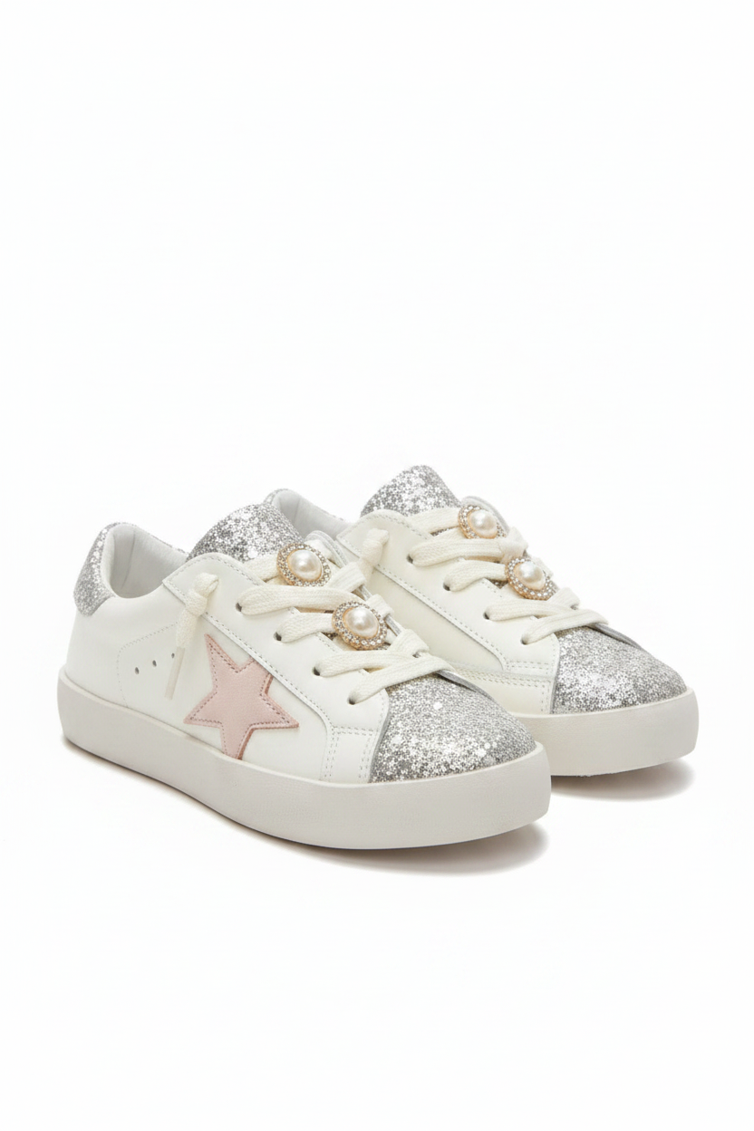 Jolene Pearl Charm Sneakers