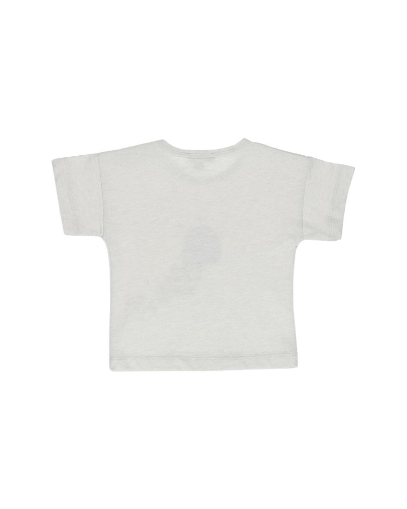 T-shirt Organic Be Pure Light Blue with Print image 1