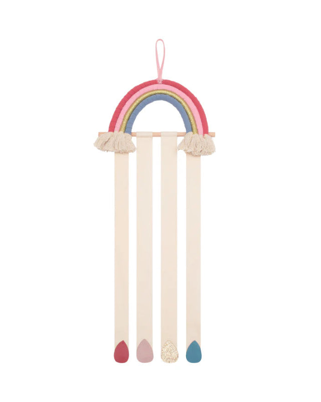 Bright Rainbow Drops Clip Hanger image 0