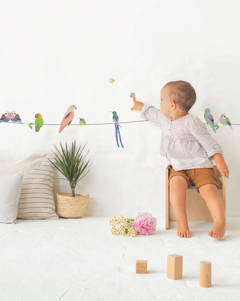 With the birds - Wallborder image 0