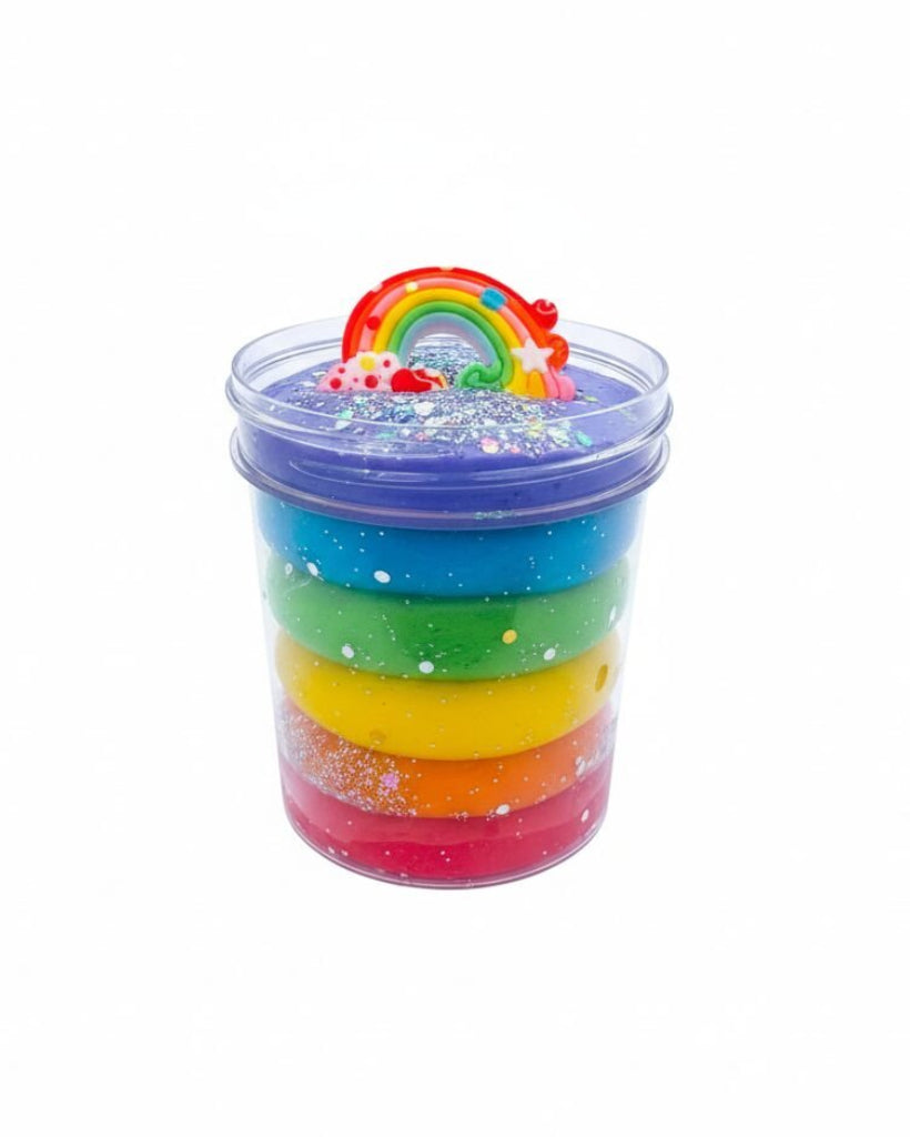 Rainbow Play dough Jars image 0