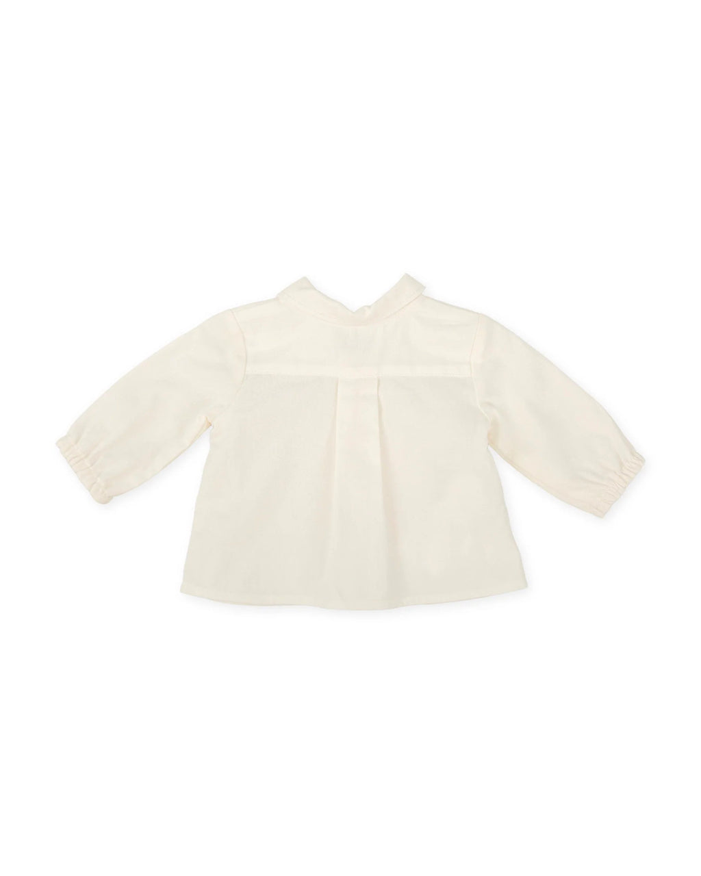 WHITE VIYELA SHIRT FOR BABY image 1