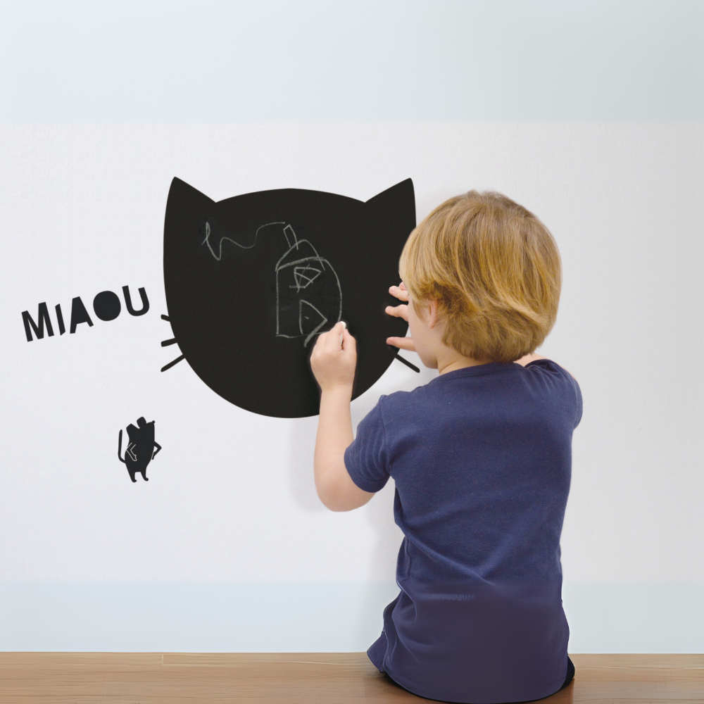 Sticker - Ardoise Miaou image 0