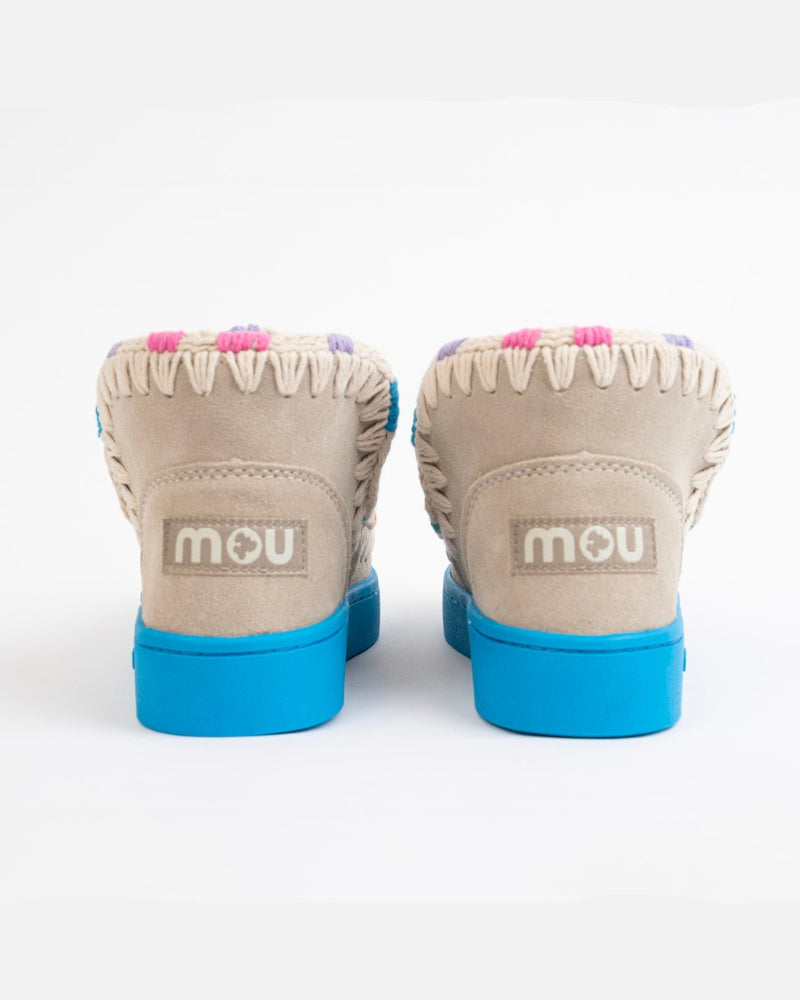 Summer Eskimo Sneaker Kid Multicolor Stitching image 6