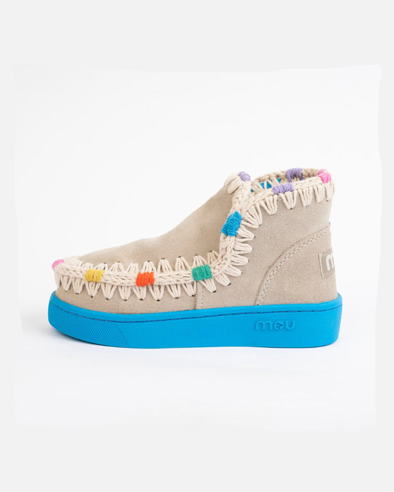 Summer Eskimo Sneaker Kid Multicolor Stitching image 5