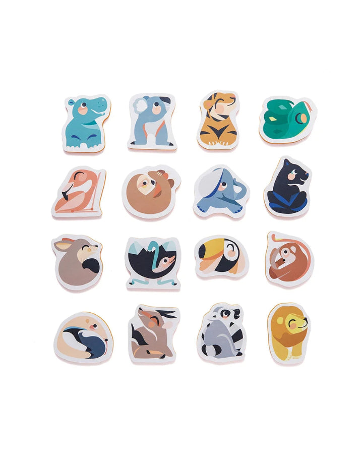 Soft foam bath puzzle wild animals image 1
