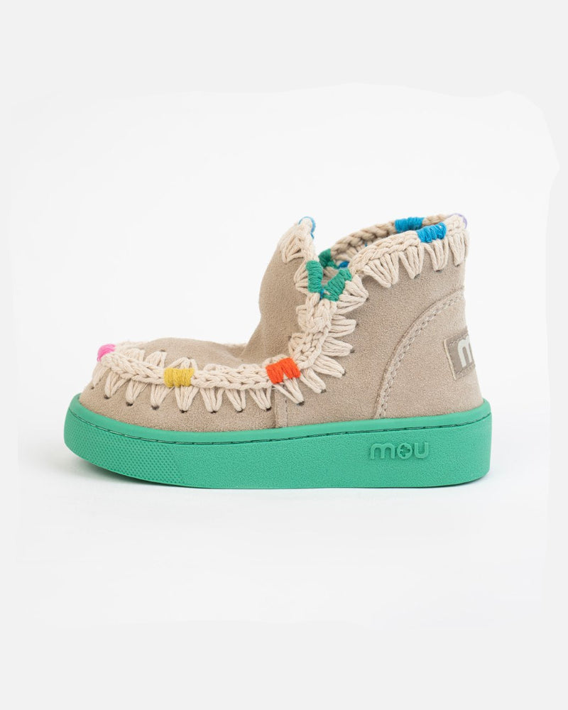 Summer Eskimo Sneaker Kid Multicolor Stitching image 3