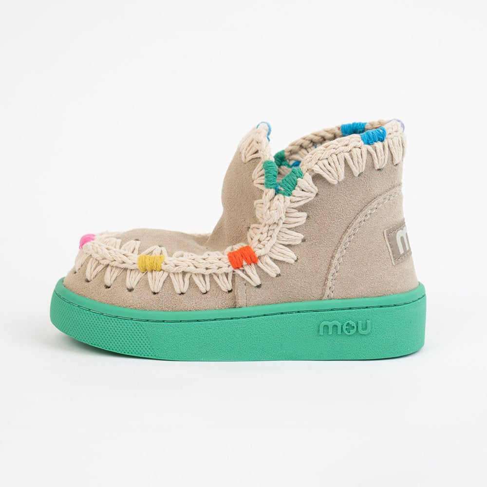Summer Eskimo Sneaker Kid Multicolor Stitching image 3