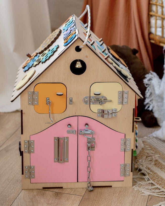 Mini Busy House - Pink image