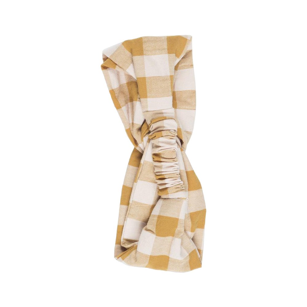 HEADBAND SEERSUCKER CARAMEL & SKIN image 1