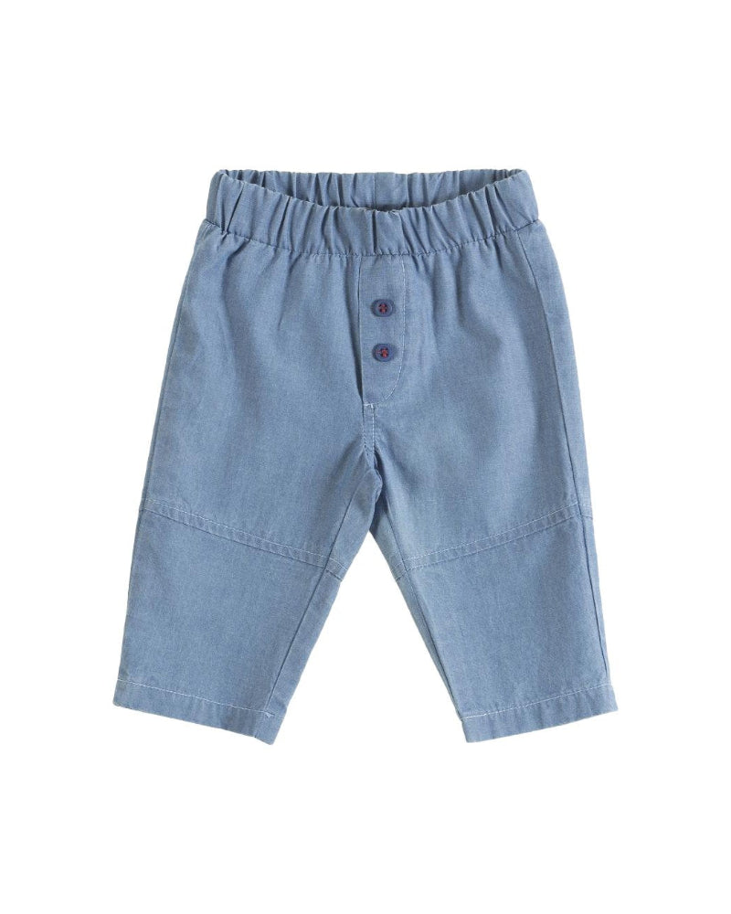 Stitched Pants Chambray Denim image 0