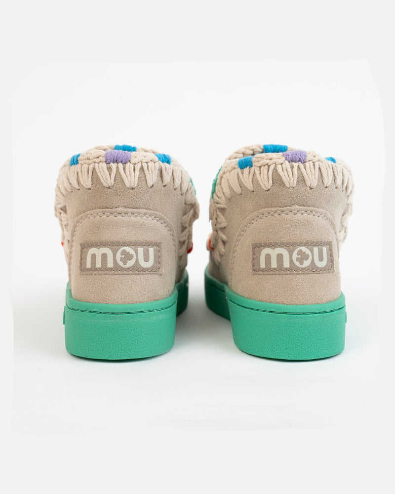 Summer Eskimo Sneaker Kid Multicolor Stitching image 4