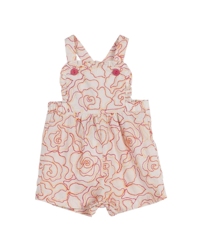 Dungarees Embroidered Azalea image 0