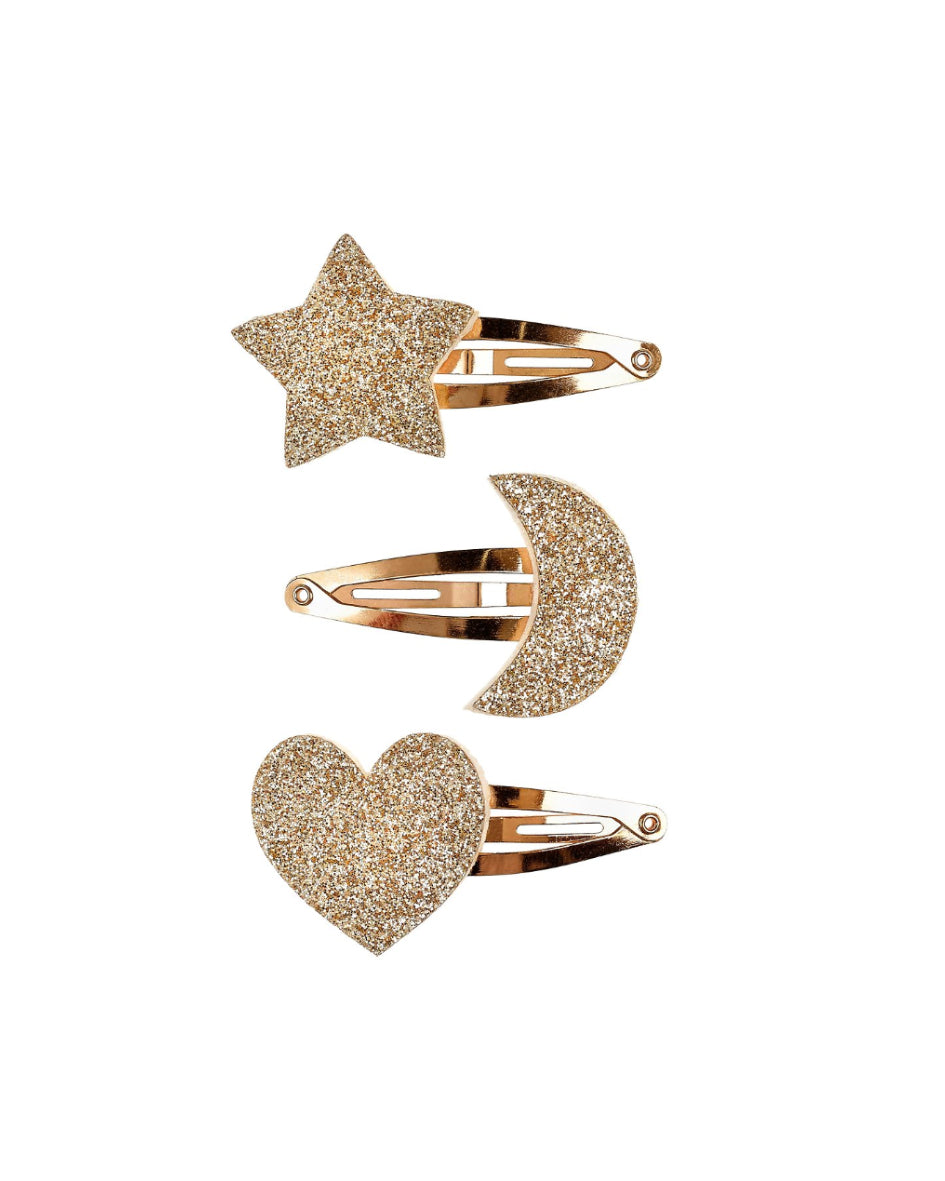 Hair clips penelope star-moon-heart image 0