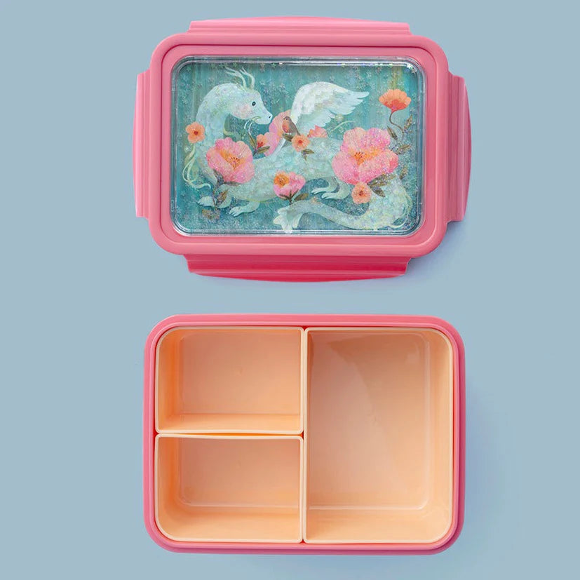 Lunchbox bento fairytale dragon "pearl stars" image 2