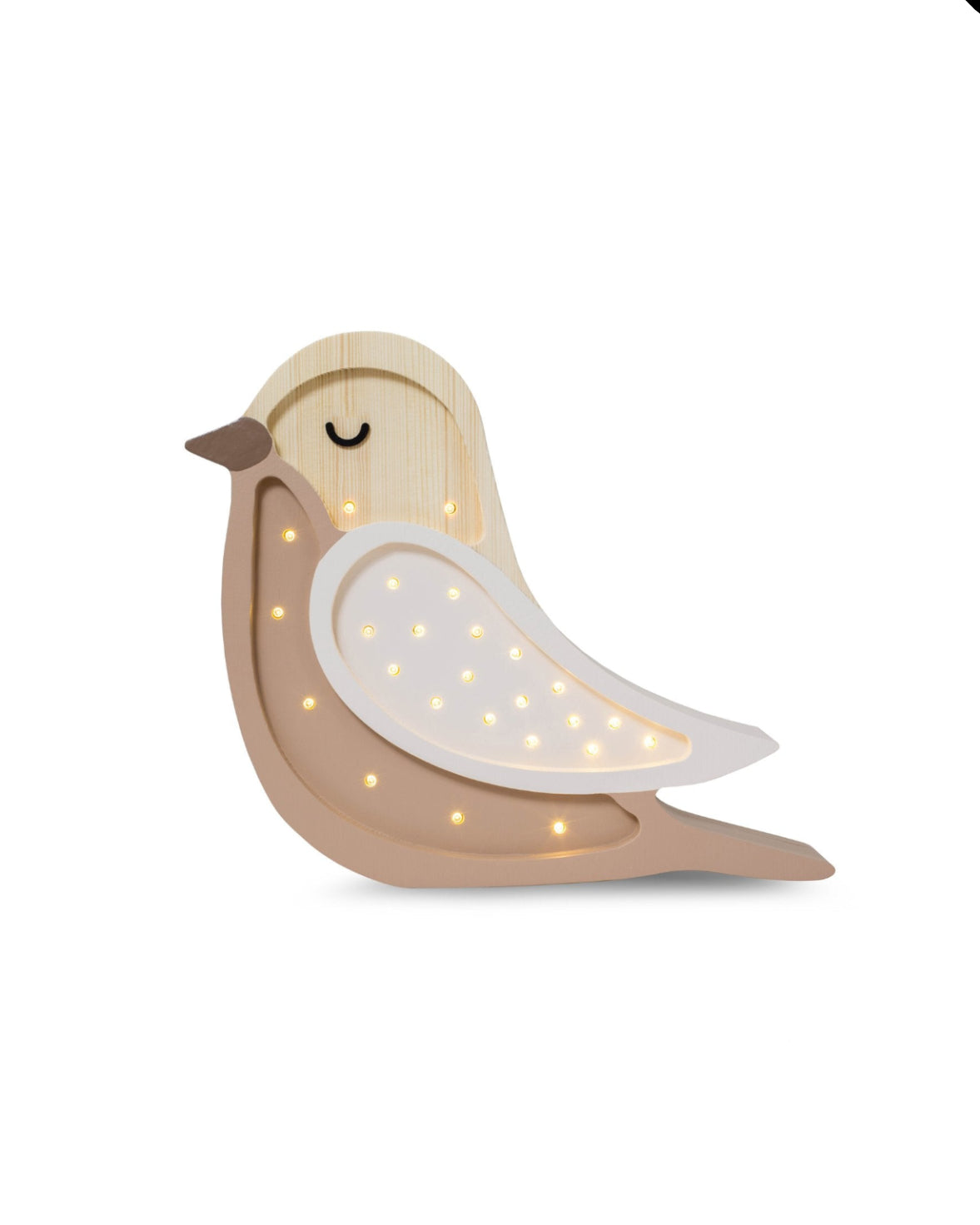 Bird Lamp Coffee Wood image 3