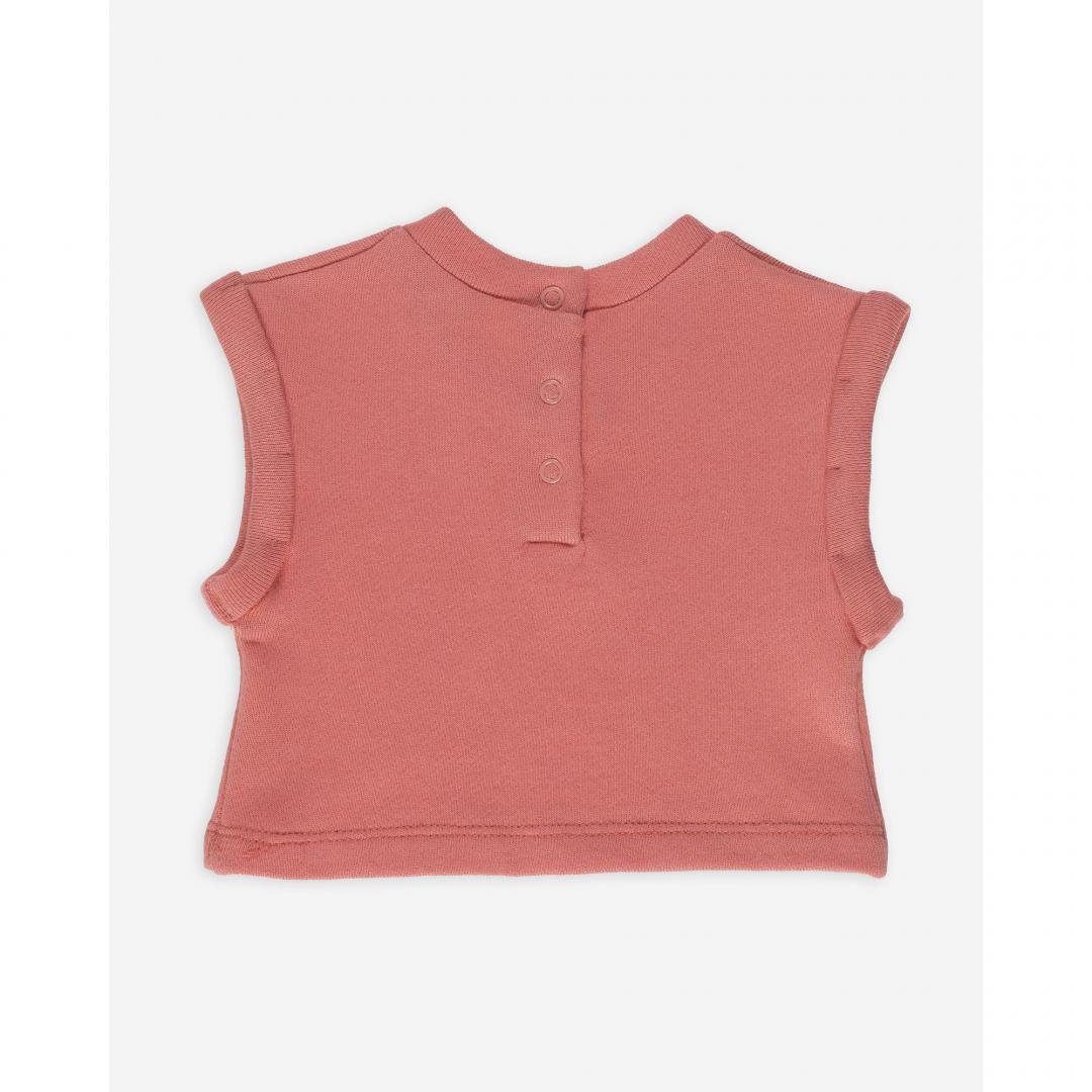 T-Shirt In Modal Blend Coral image 1