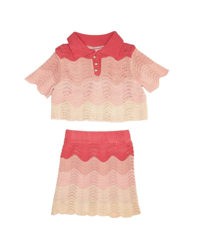 Portofino Crochet Top And Skirt Set image 2