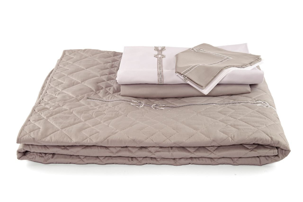 Grey Embroidered Bed Set image 1