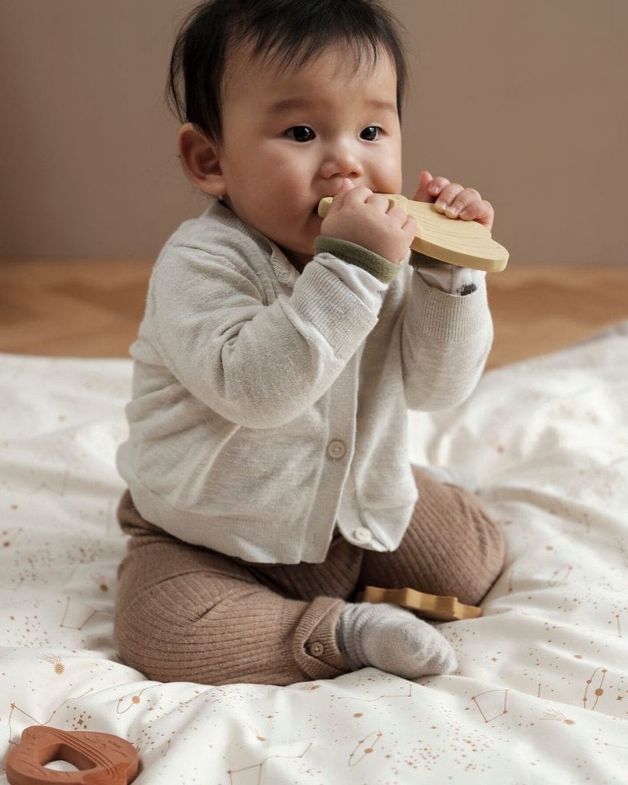 Natural Rubber Teether - Shooting Star image 1