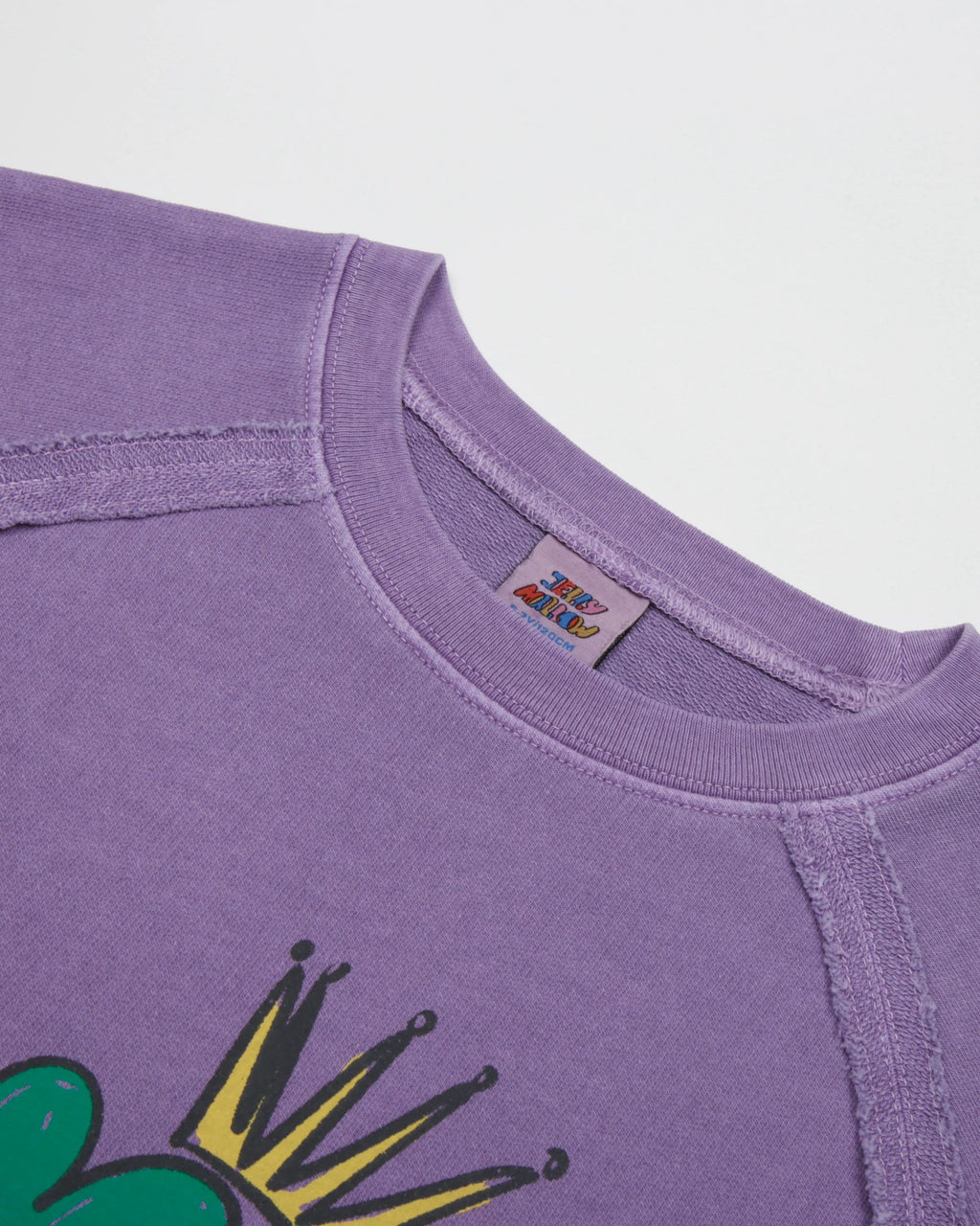 Broccoli Pigment Sweatshirt – Purple image 4