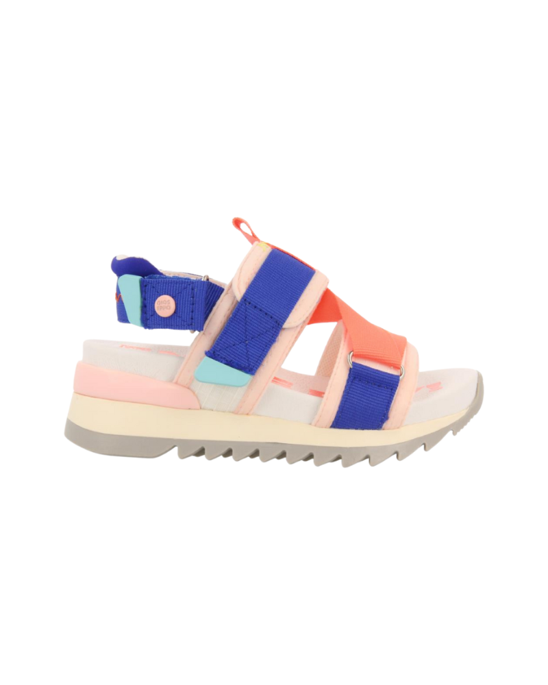 Bundall girls mesh sandals with adjustable white straps image 1