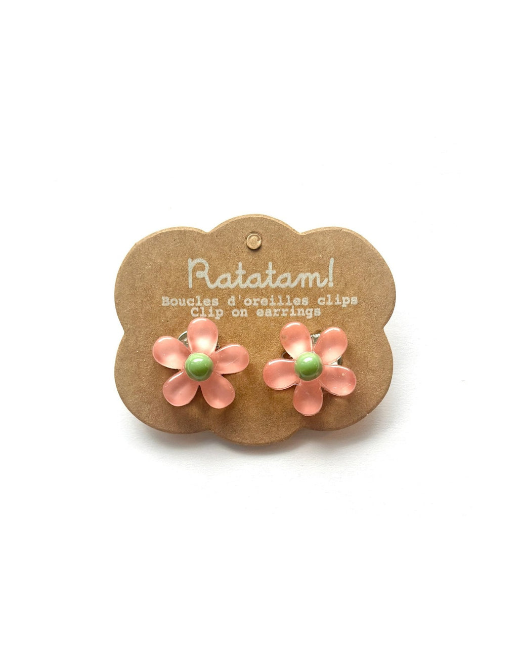 Set of 5 multicolor pairs of earrings FLOWERS image 3