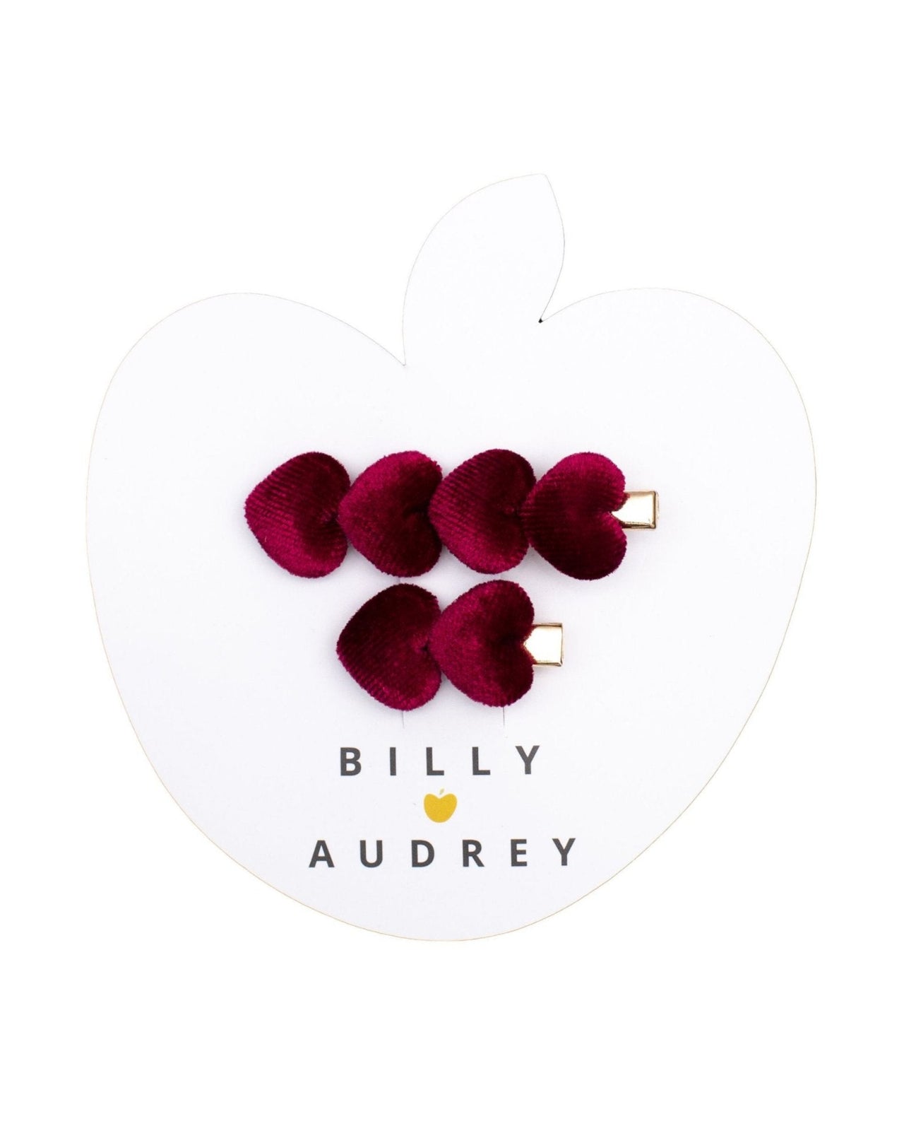 Velvet Hearts Luxe Velvet Hair Clips image 0