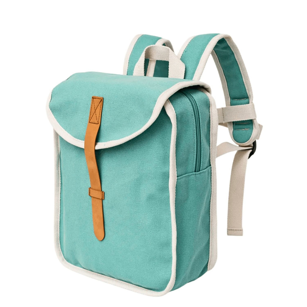 Recycled cotton backpack - Green image