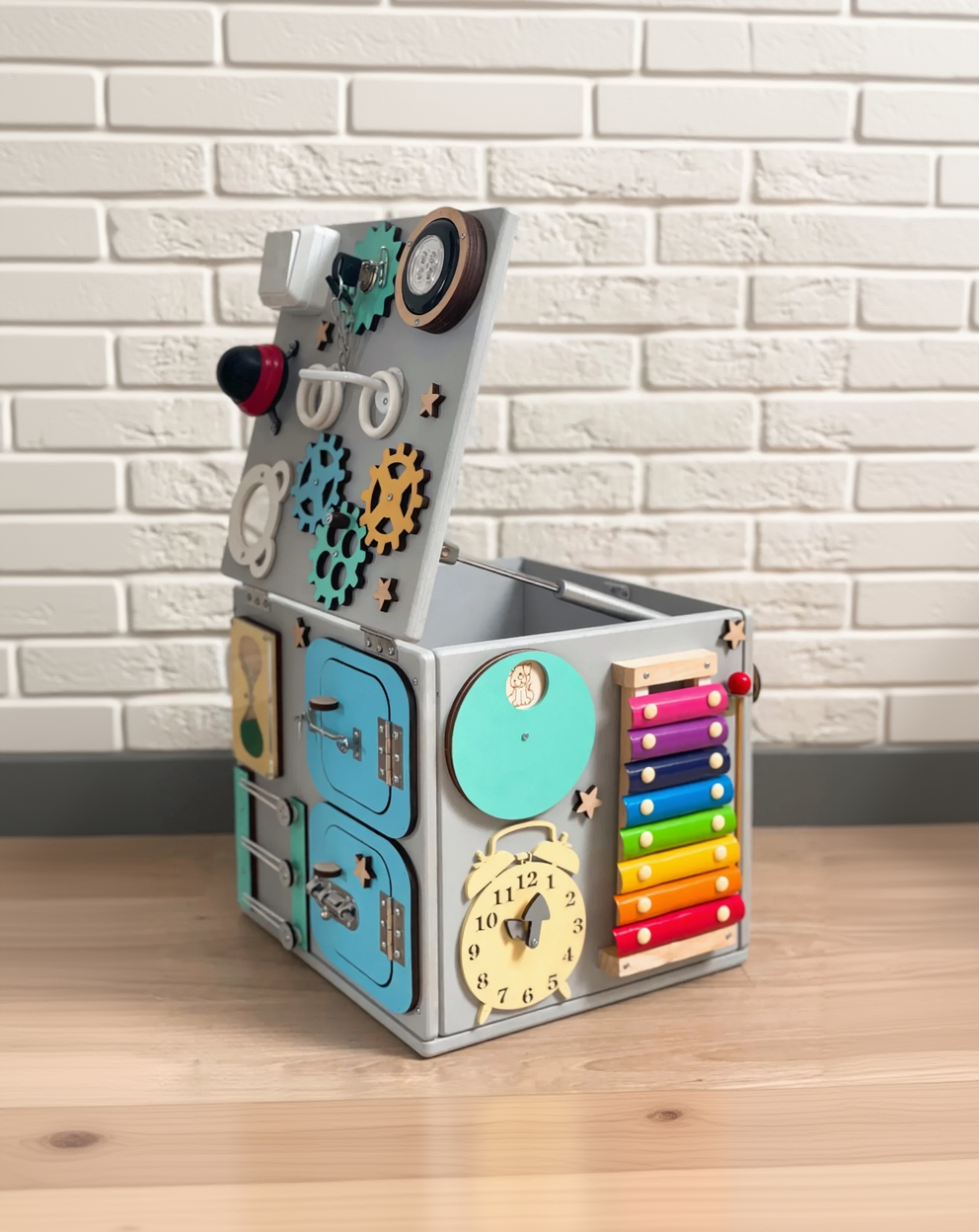 Busy Cube & Storage For Toys image 1
