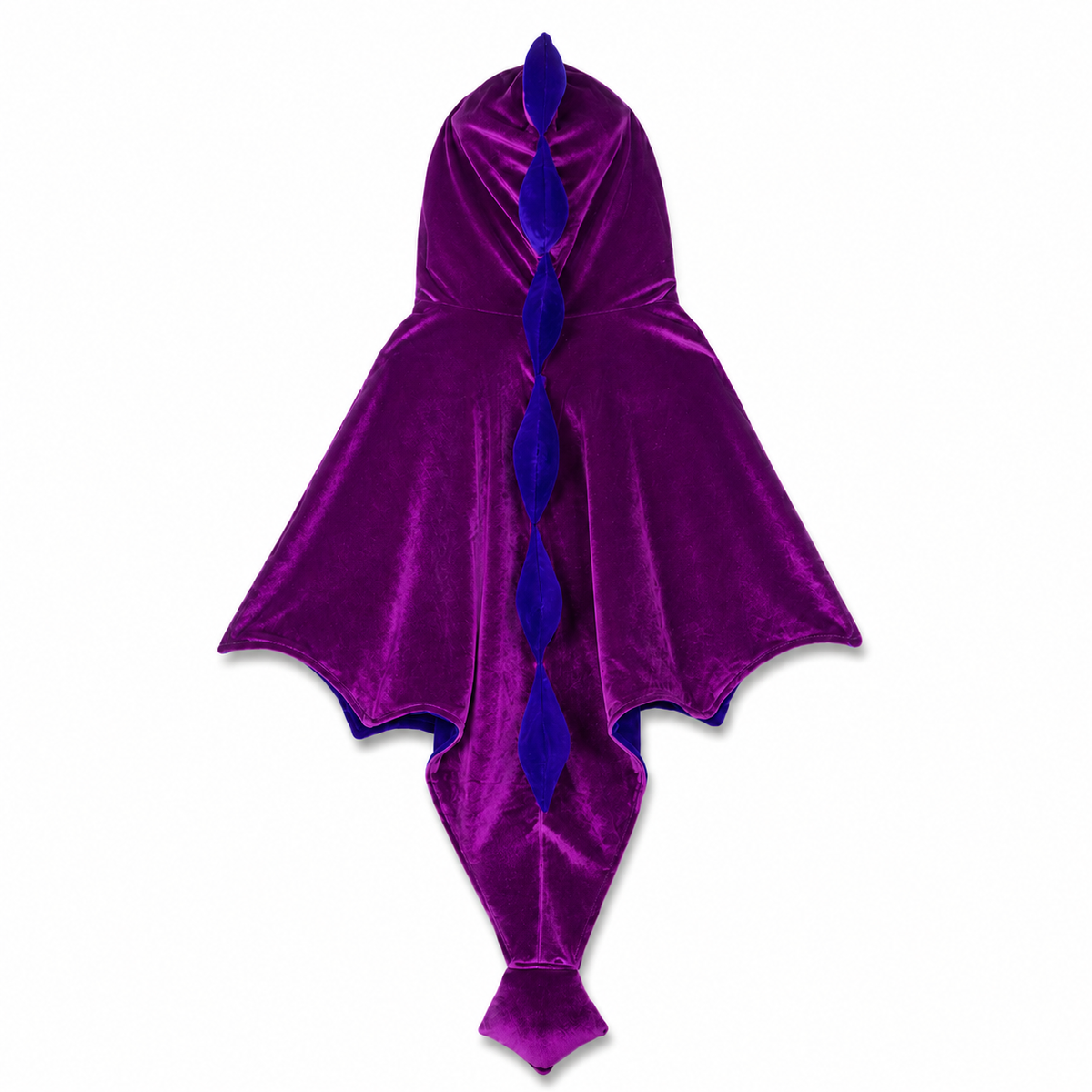 Velvet Dragon Costume Purple &Amp; Blue